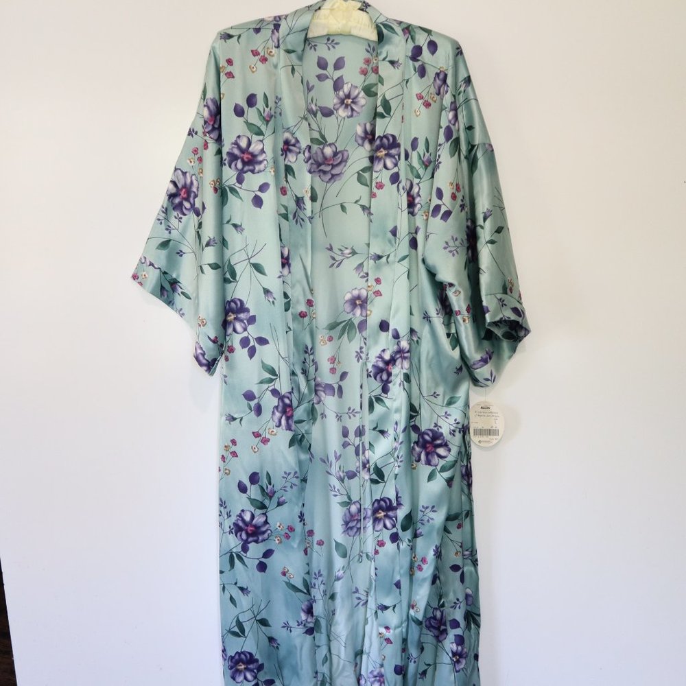 Summer Spring Sexy Vintage Inner Most Silky Feel Night Robe LG 90s
